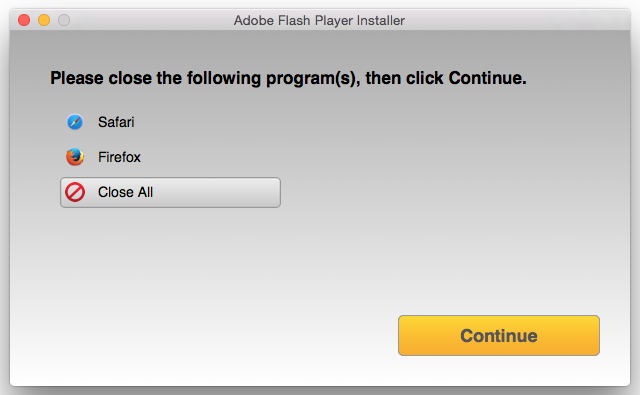 flash player for mac problems